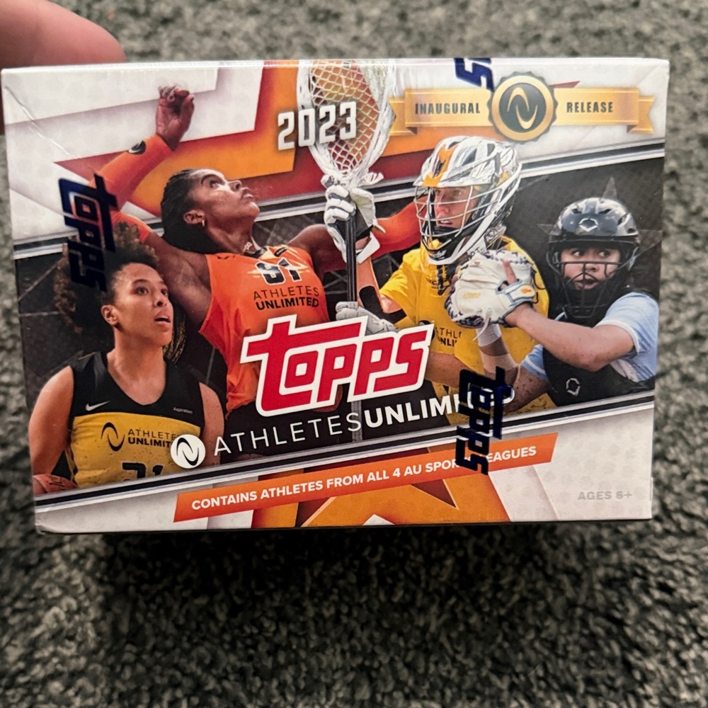 Topps Athletes Unlimited 2023 Trading Card Box - Orange/White/Black
